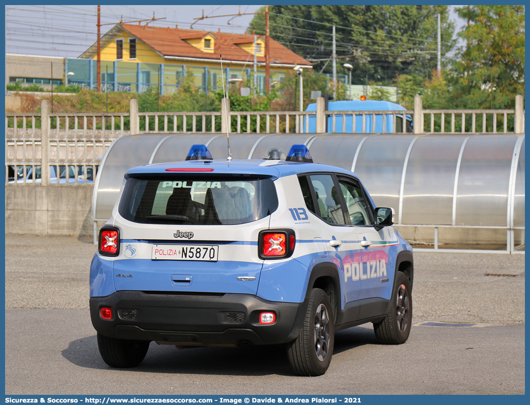 Polizia N5870
Polizia di Stato
Reparto Prevenzione Crimine
Jeep Renegade I serie
Allestitore Nuova Carrozzeria Torinese S.r.l.
Parole chiave: PS;P.S.;Polizia;di;Stato;Reparto;Prevenzione;Crimine;Jeep;Renegade;Nct;Nuova;Carrozzeria;Torinese