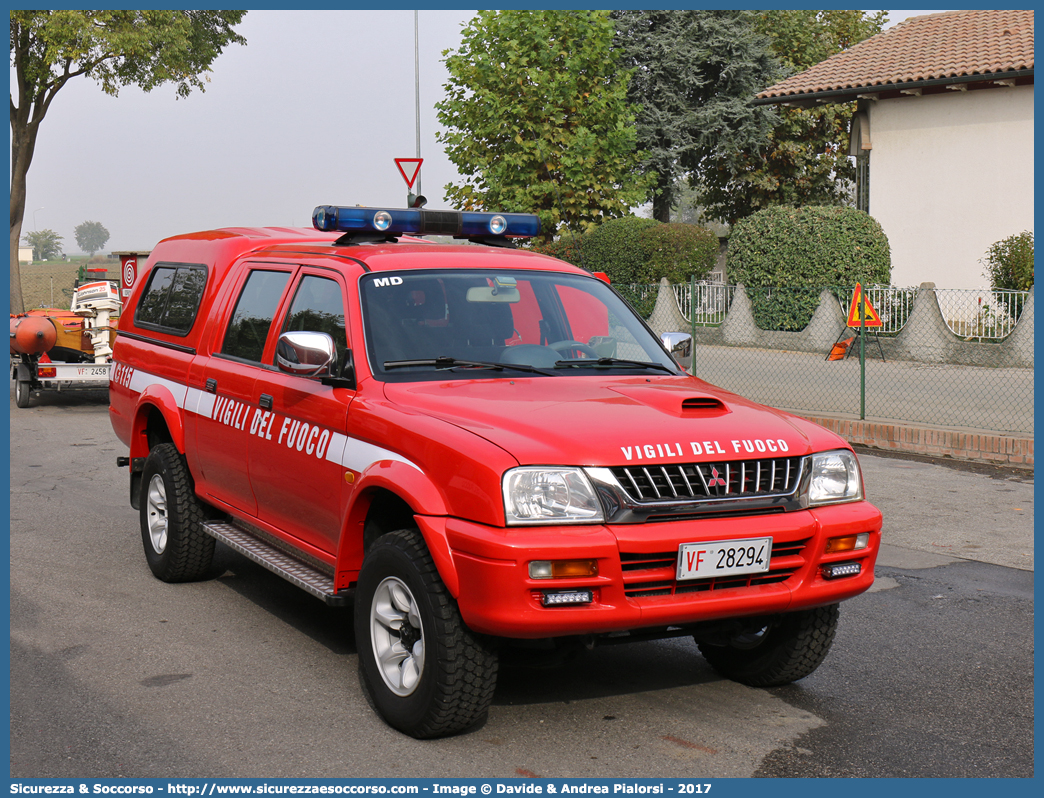 VF 28294
Corpo Nazionale Vigili del Fuoco
Mitsubishi L200 III serie restyling
Parole chiave: VF;V.F.;VVF;V.V.F.;Corpo;Nazionale;Vigili del Fuoco;Vigili;Fuoco;Mitsubishi;L200