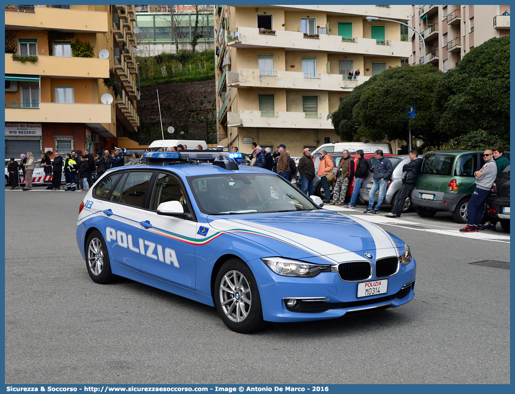 Polizia M0314
Polizia di Stato
Polizia Stradale
Bmw Serie 3 F31 Touring
Allestitore Carrozzeria Marazzi S.r.l.
Parole chiave: PS;P.S.;Polizia;di;Stato;Stradale;Bmw;Serie 3;F31;F 31;Touring;Marazzi