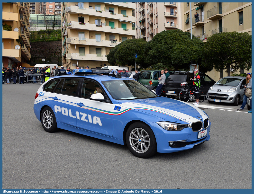 Polizia M0314
Polizia di Stato
Polizia Stradale
Bmw Serie 3 F31 Touring
Allestitore Carrozzeria Marazzi S.r.l.
Parole chiave: PS;P.S.;Polizia;di;Stato;Stradale;Bmw;Serie 3;F31;F 31;Touring;Marazzi