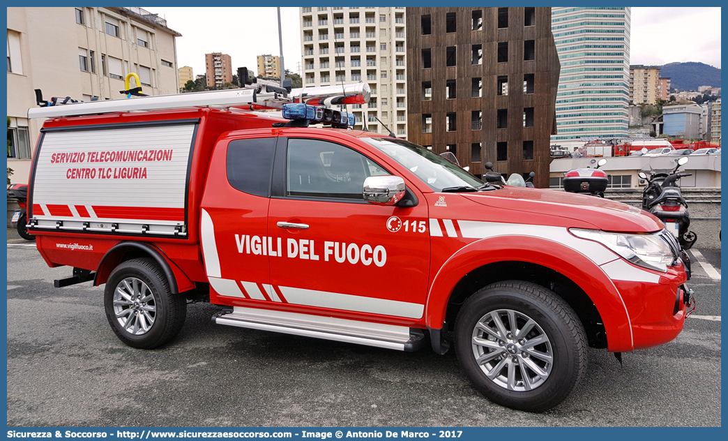 VF 28759
Corpo Nazionale Vigili del Fuoco
Nucleo Telecomunicazioni Radio
Mitsubishi L200 V serie
Allestitore Baggio e De Sordi S.r.l.
Parole chiave: Corpo;Nazionale;Vigili del Fuoco;Vigili;Fuoco;Mitsubishi;L200;L 200;Telecomunicazioni;Tele Comunicazioni;Radio