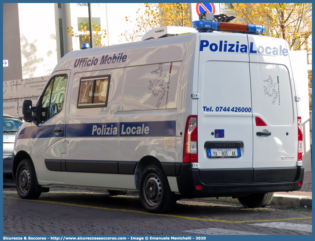 Polizia Locale YA803AK
Polizia Locale
Comune di Terni
Renault Master IV serie
Parole chiave: Polizia;Locale;Municipale;Terni;Renault;Master