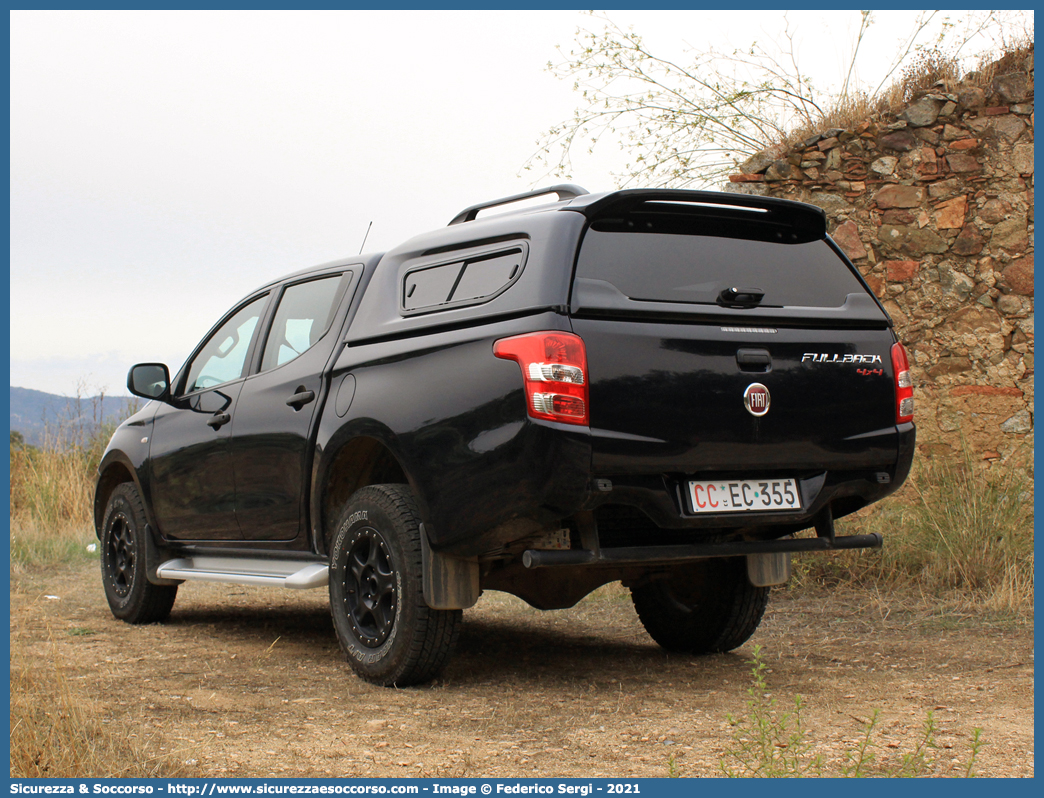 CC EC355
Arma dei Carabinieri
Squadrone Eliportato Carabinieri Cacciatori "Sardegna" e Reparto Squadriglie
Fiat Fullback
Parole chiave: CC;C.C.;Arma;dei;Carabinieri;Squadrone;Eliportato;Cacciatori;Sardegna;Reparto;Squadriglie;Fiat;Fullback