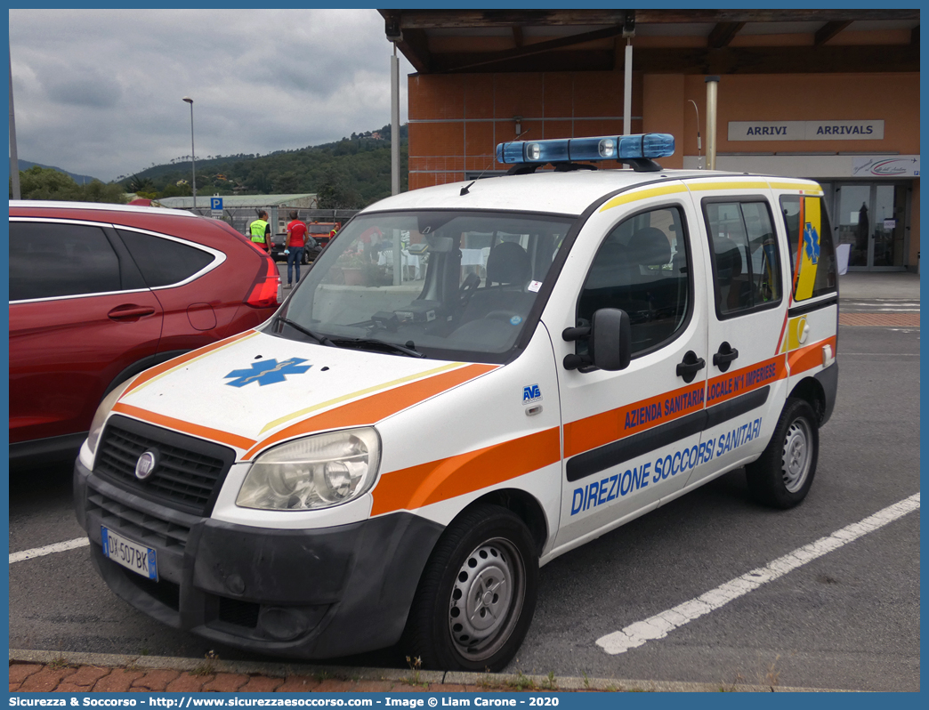 -
118 Imperia Soccorso
Fiat Doblò II serie
Allestitore AVS S.a.s.
Parole chiave: 118;Imperia;Soccorso;AFiat;Doblò;AVS;A.V.S.