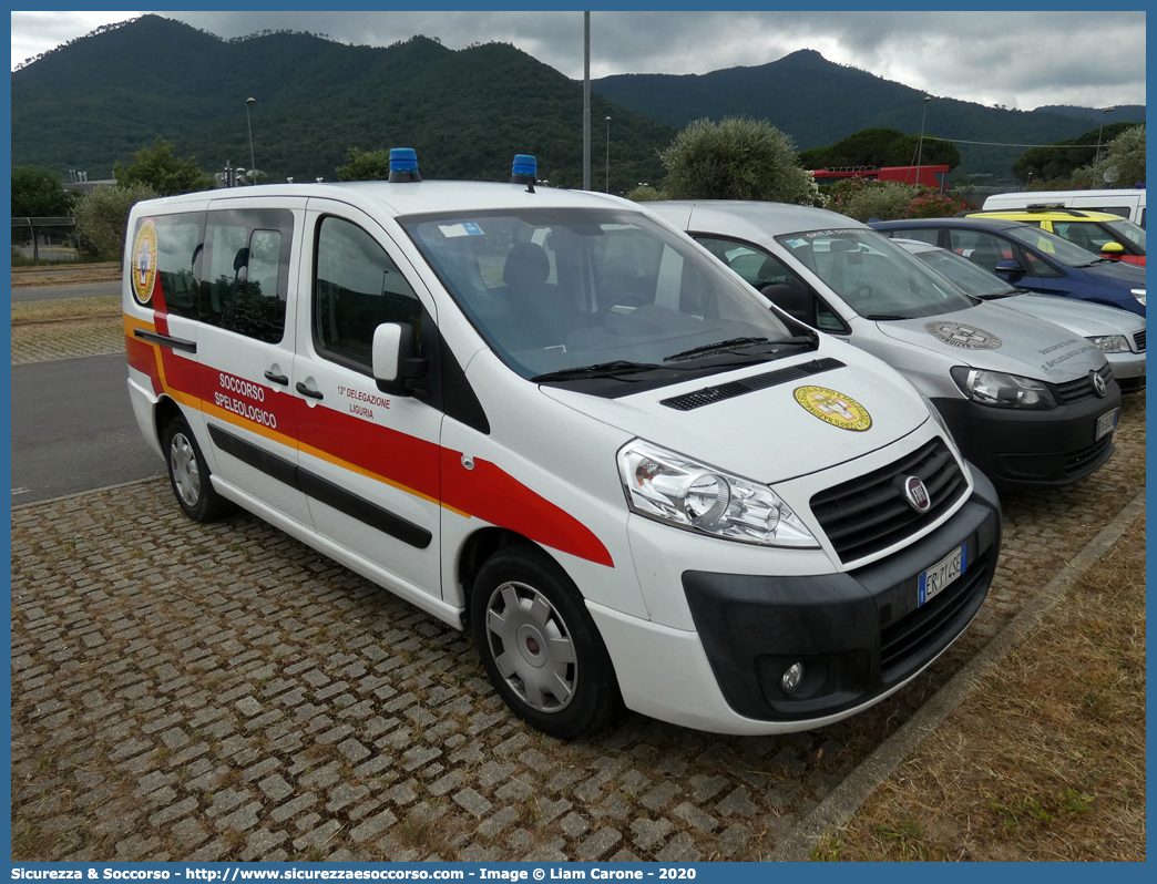 -
Corpo Nazionale
Soccorso Alpino e Speleologico
Delegazione Alpina
XXIII Liguria di Ponente
Stazione Speleologica Liguria
Fiat Scudo IV serie
Parole chiave: CNSAS;C.N.S.A.S.;Corpo;Nazionale;Soccorso;Alpino;Speleologico;Liguria;SASL;S.A.S.L.;Fiat;Scudo