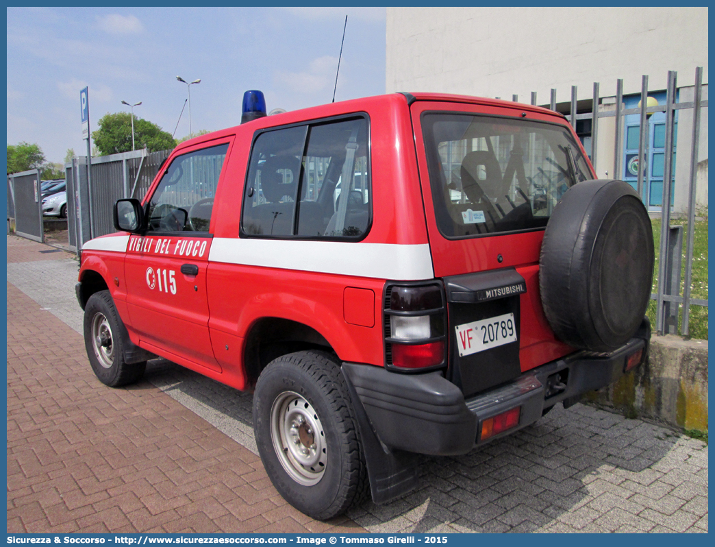 VF 20789
Corpo Nazionale Vigili del Fuoco
Mitsubishi Pajero SWB II serie
Parole chiave: VVF;V.V.F.;Corpo;Nazionale;Vigili;del;Fuoco;Mitsubishi;Pajero;SWB