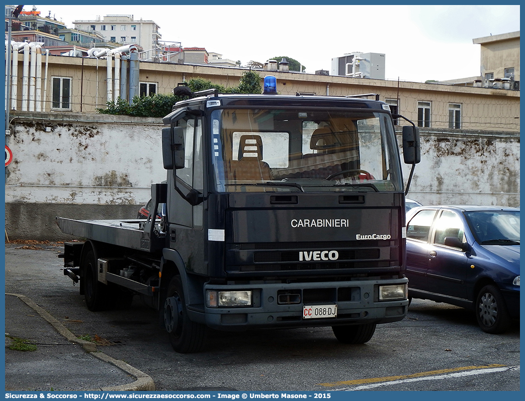 CC 088DJ
Arma dei Carabinieri
Iveco EuroCargo 100E15 I serie
Allestitore Isoli S.p.A.
Parole chiave: CC;C.C.;Arma;dei;Carabinieri;Iveco;EuroCargo;100E15;Isoli