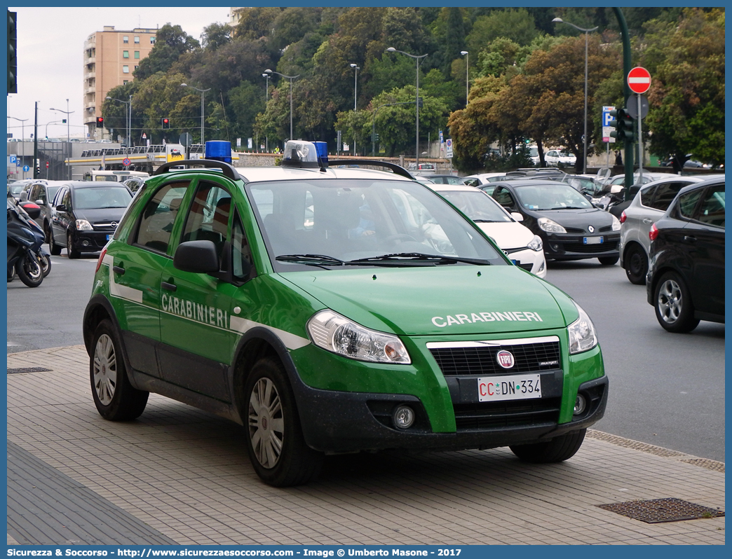 CC DN334
Arma dei Carabinieri
Comando Unità per la Tutela Forestale, 
Ambientale e Agroalimentare
Fiat Sedici I serie
Parole chiave: CC;C.C.;Arma;dei;Carabinieri;Comando;Unità;per;la;Tutela;Forestale;Ambientale;Agroalimentare;Fiat;Sedici