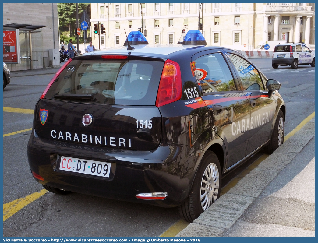 CC DT809
Arma dei Carabinieri
Comando Unità per la Tutela Forestale, 
Ambientale e Agroalimentare
Fiat Punto IV serie
Parole chiave: CC;C.C.;Arma;dei;Carabinieri;Comando;Unità;per;la;Tutela;Forestale;Ambientale;Agroalimentare;Fiat;Punto