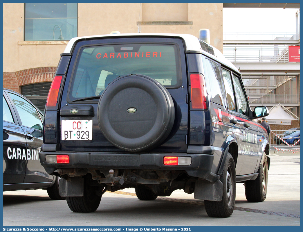 CC BT929
Arma dei Carabinieri
Centro e Nuclei Subacquei
Land Rover Discovery II serie restyling
Parole chiave: Arma dei Carabinieri;Centro e Nuclei Subacquei;Land Rover;Discovery