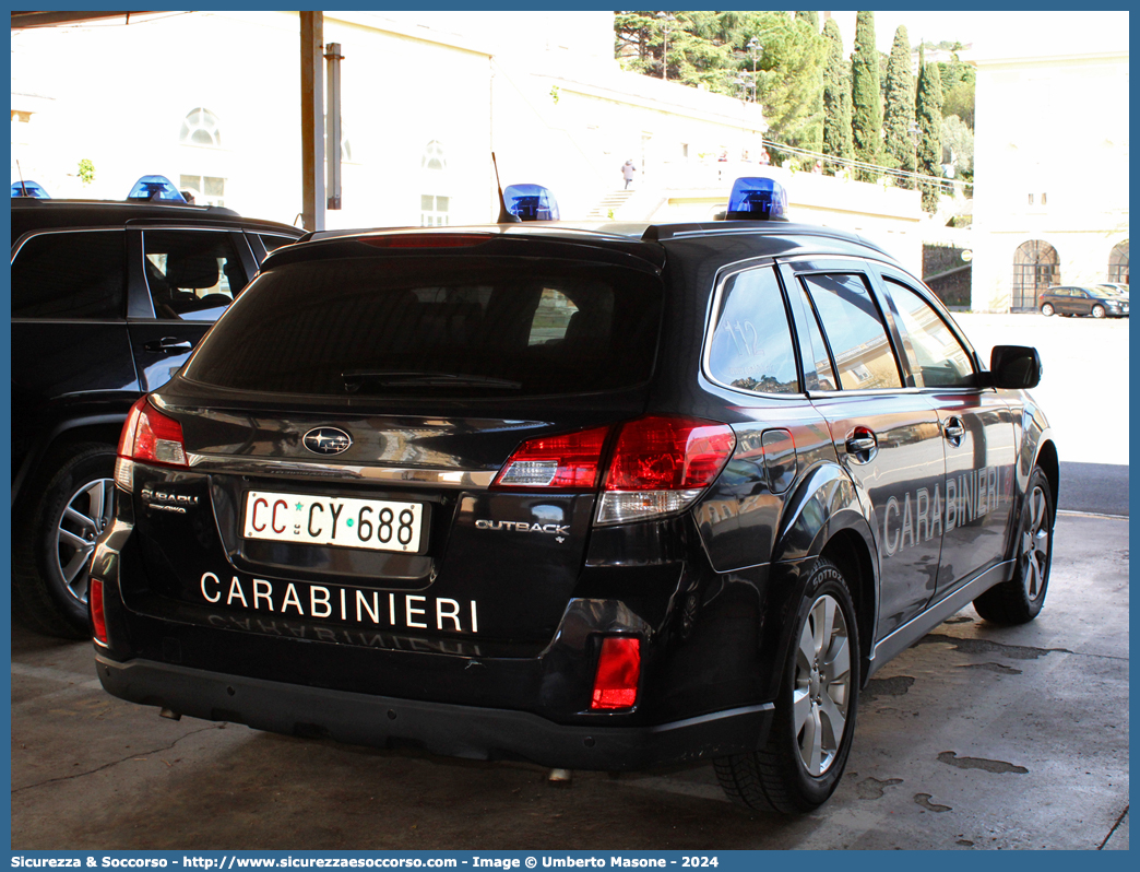 CC CY688
Arma dei Carabinieri
Aliquota di Primo Intervento
Subaru Outback IV serie
Parole chiave: CC;C.C.;Arma;dei;Carabinieri;Nucleo;Radiomobile;Subaru;Outback;API;A.P.I.;Aliquota;Primo;Intervento