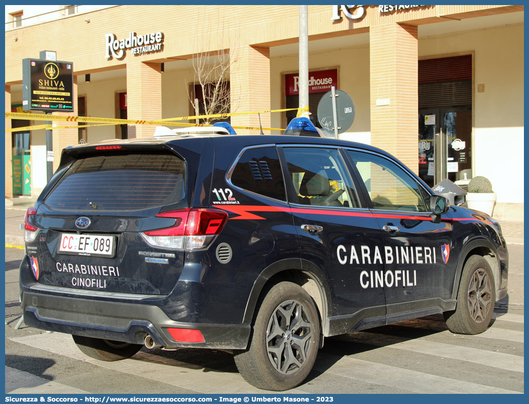 CC EF088
Arma dei Carabinieri
Centro e Nuclei Cinofili
Subaru Forester E-Boxer I serie
Allestitore Cita Seconda S.r.l.
Parole chiave: CC;C.C.;Arma;Carabinieri;Centro;Nuclei;Nucleo;Cinofili;Subaru;Forester;E-Boxer;Cita;Seconda