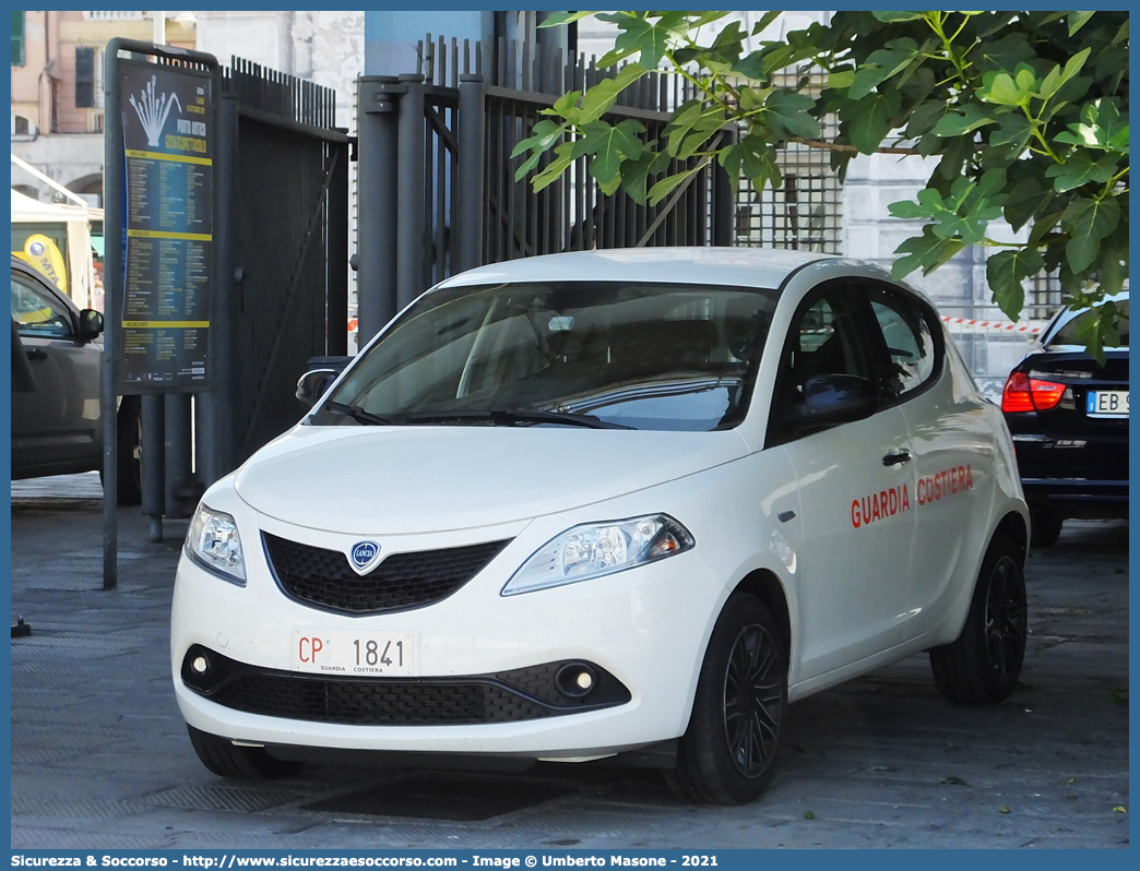 CP 1841
Corpo delle Capitanerie di Porto
Guardia Costiera
Lancia Ypsilon Hybrid III serie restyling
Parole chiave: CP;C.P.;GC,G.C.;Guardia;Costiera;Capitaneria;Capitanerie;di;Porto;Lancia;Ypsilon;Hybrid