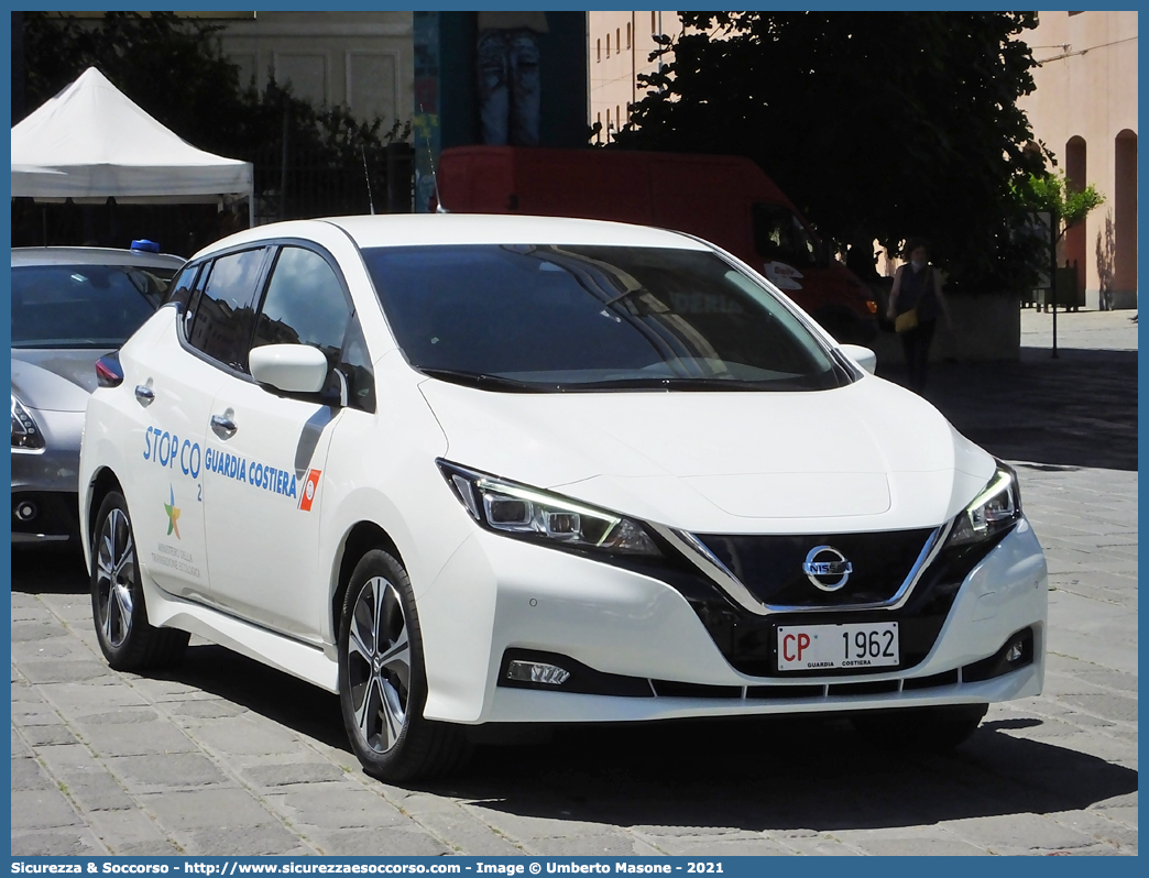 CP 1962
Corpo delle Capitanerie di Porto
Guardia Costiera 
Nissan Leaf II serie
Parole chiave: CP;C.P.;GC;G.C.;Guardia;Costiera;Corpo;Capitaneria;Capitanerie;di;Porto;Nissan;Leaf