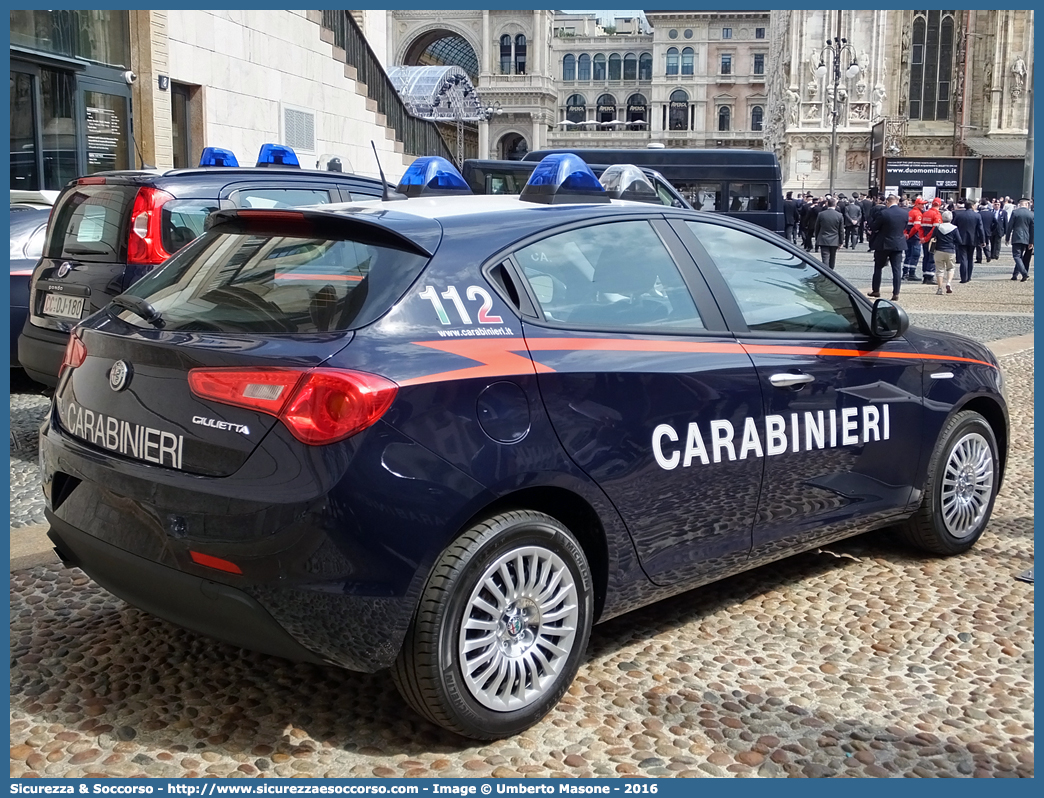 -
Arma dei Carabinieri
Alfa Romeo Nuova Giulietta
I serie II restyling
Allestitore Nuova Carrozzeria Torinese S.r.l.
Parole chiave: C.C.;CC;Arma;dei;Carabinieri;Alfa;Romeo;Giulietta;nct;Nuova;Carrozzeria;Torinese