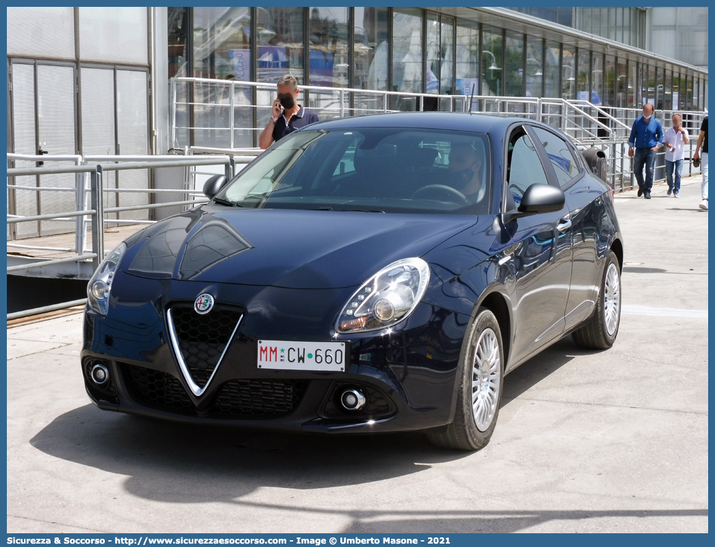 MM CW660
Marina Militare Italiana
Alfa Romeo Nuova Giulietta
I serie II restyling
Parole chiave: MMI;M.M.I.;Marina;Militare;Italiana;Alfa;Romeo;Nuova;Giulietta