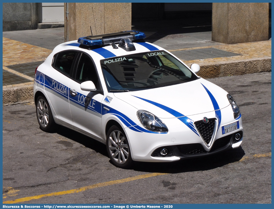 Polizia Locale YA111AP
Polizia Locale
Comune di Genova
Alfa Romeo Nuova Giulietta
I serie II restyling
Parole chiave: Polizia;Locale;Municipale;Genova;Alfa Romeo;Nuova Giulietta