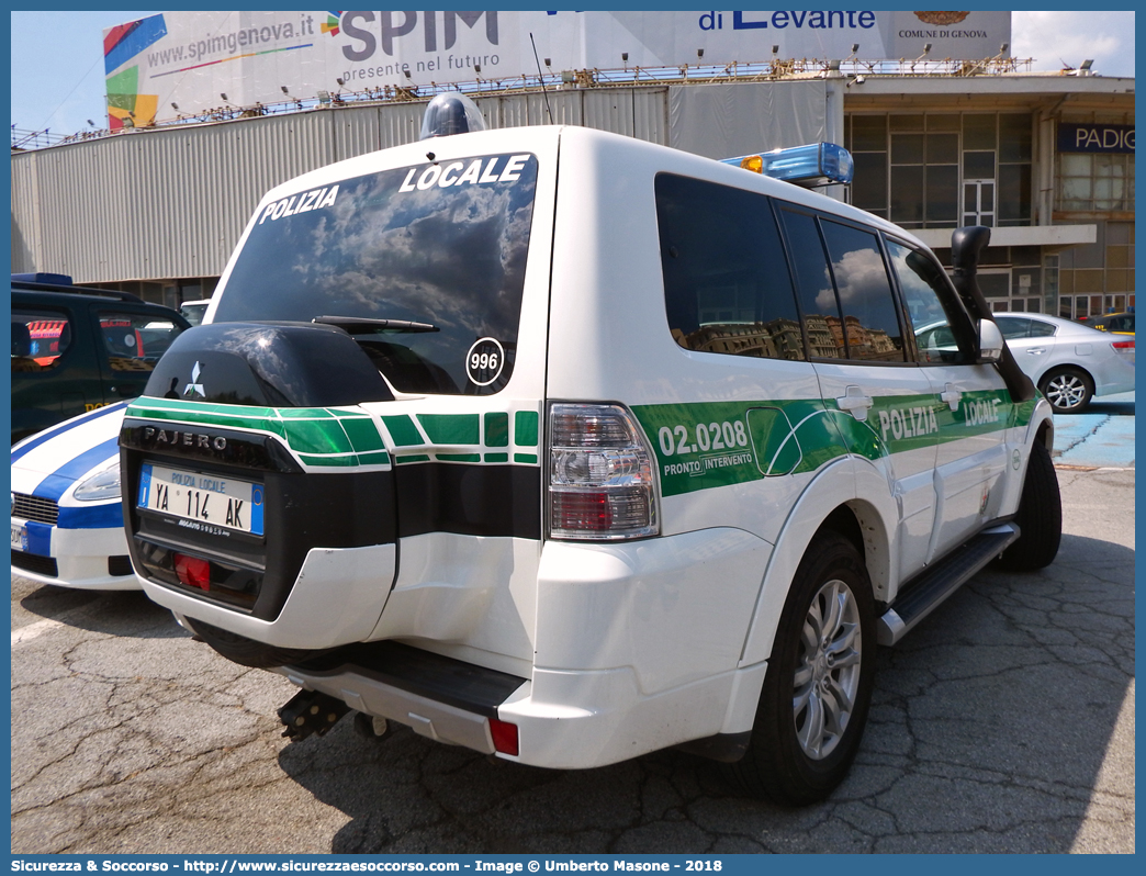 Polizia Locale YA114AK
Polizia Locale
Comune di Milano
Mitsubishi Pajero LWB IV serie restyling
Parole chiave: P.L.;P.M.;PL;PM;Polizia;Municipale;Locale;Milano;Mitsubishi;Pajero