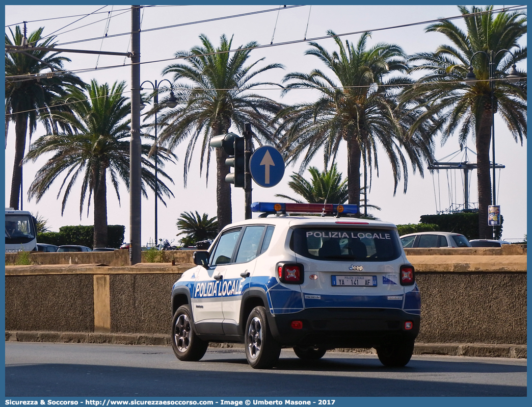 Polizia Locale YA141AF
Polizia Locale
Comune di Lavagna
Jeep Renegade I serie
Allestitore AVS S.a.s.
Parole chiave: Polizia;Locale;Municipale;Lavagna;Jeep;Renegade;AVS