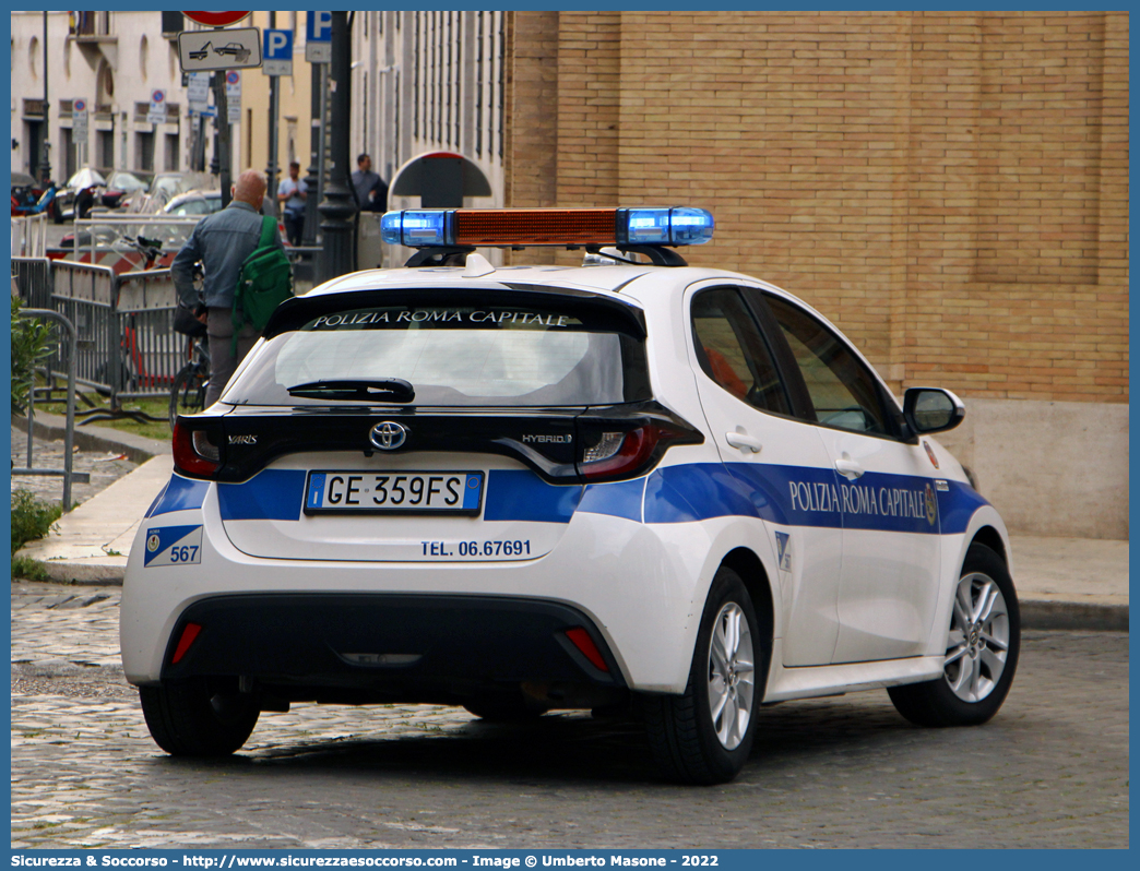 -
Polizia di Roma Capitale
Toyota Yaris Hybrid V serie
Allestitore Elevox S.r.l.
Parole chiave: PL;P.L.;PM;P.M.;Polizia;Locale;Municipale;Roma;Capitale;Toyota;Yaris;Hybrid;Elevox