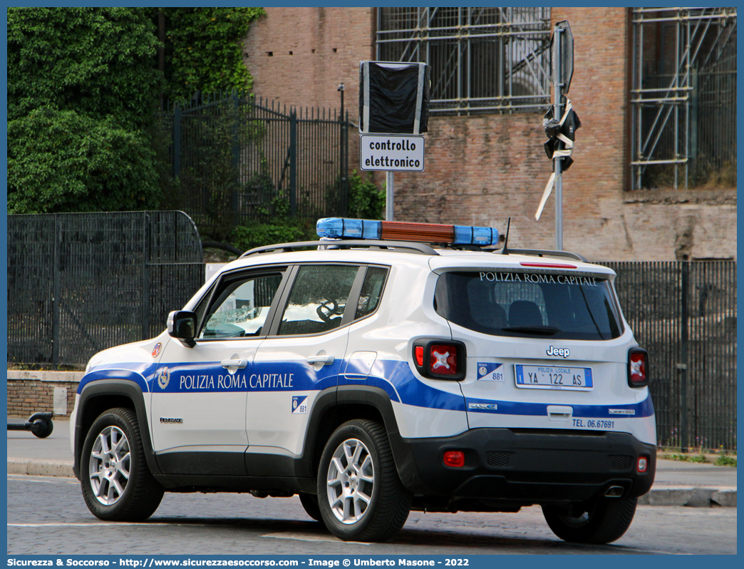 Polizia Locale YA122AS
Polizia di Roma Capitale
Jeep Renegade 4xe I serie restyling
Allestitore Elevox S.r.l.
Parole chiave: PL;P.L.;PM;P.M.;Polizia;Locale;Municipale;Roma;Capitale;Jeep;Renegade;4xe;Elevox