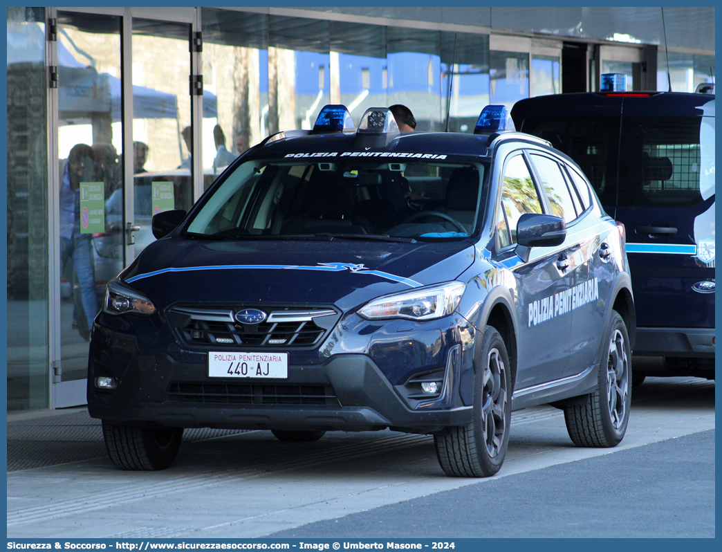 Polizia Penitenziaria 440AJ
Polizia Penitenziaria
Nucleo Traduzioni e Piantonamenti
Subaru XV E-Boxer
Parole chiave: PolPen;Pol.Pen.;AdiC;A.diC.;Agenti;di;Custodia;Polizia;Penitenziaria;Subaru;XV