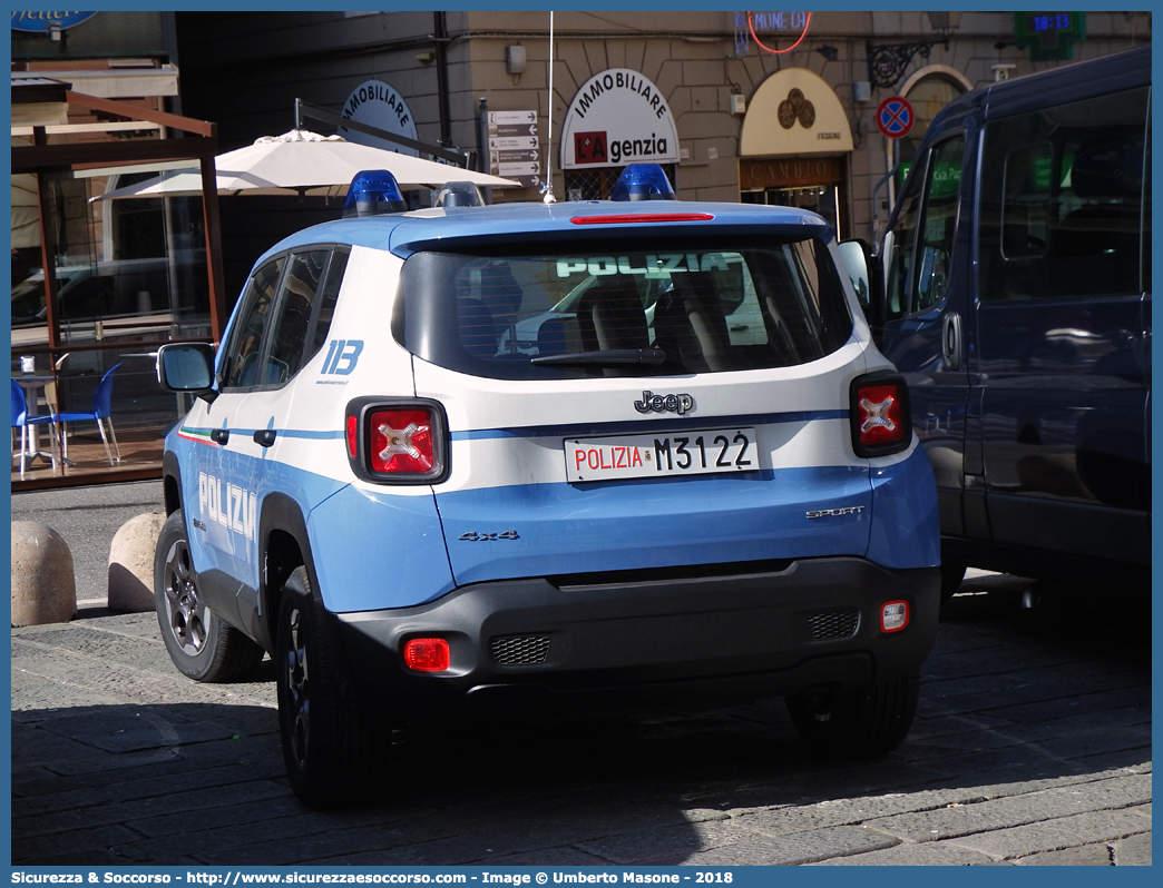 Polizia M3122
Polizia di Stato
Jeep Renegade I serie
Parole chiave: PS;P.S.;Polizia;di;Stato;Pubblica;Sicurezza;Jeep;Renegade