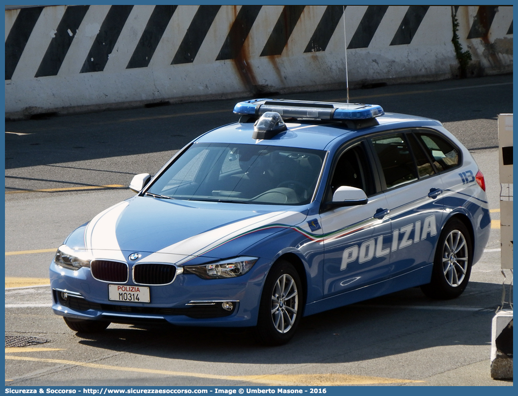 Polizia M0314
Polizia di Stato
Polizia Stradale
Bmw Serie 3 F31 Touring
Allestitore Carrozzeria Marazzi S.r.l.
Parole chiave: PS;P.S.;Polizia;di;Stato;Stradale;Bmw;Serie 3;F31;F 31;Touring;Marazzi