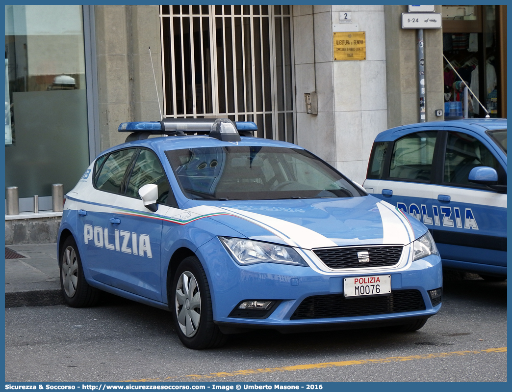 Polizia M0076
Polizia di Stato 
Squadra Volante
Seat Leon III serie
Allestitore Nuova Carrozzeria Torinese S.r.l.
Parole chiave: PS;P.S.;Polizia;di;Stato;Squadra;Volante;Seat;Leon;nct;nuova;carrozzeria;torinese