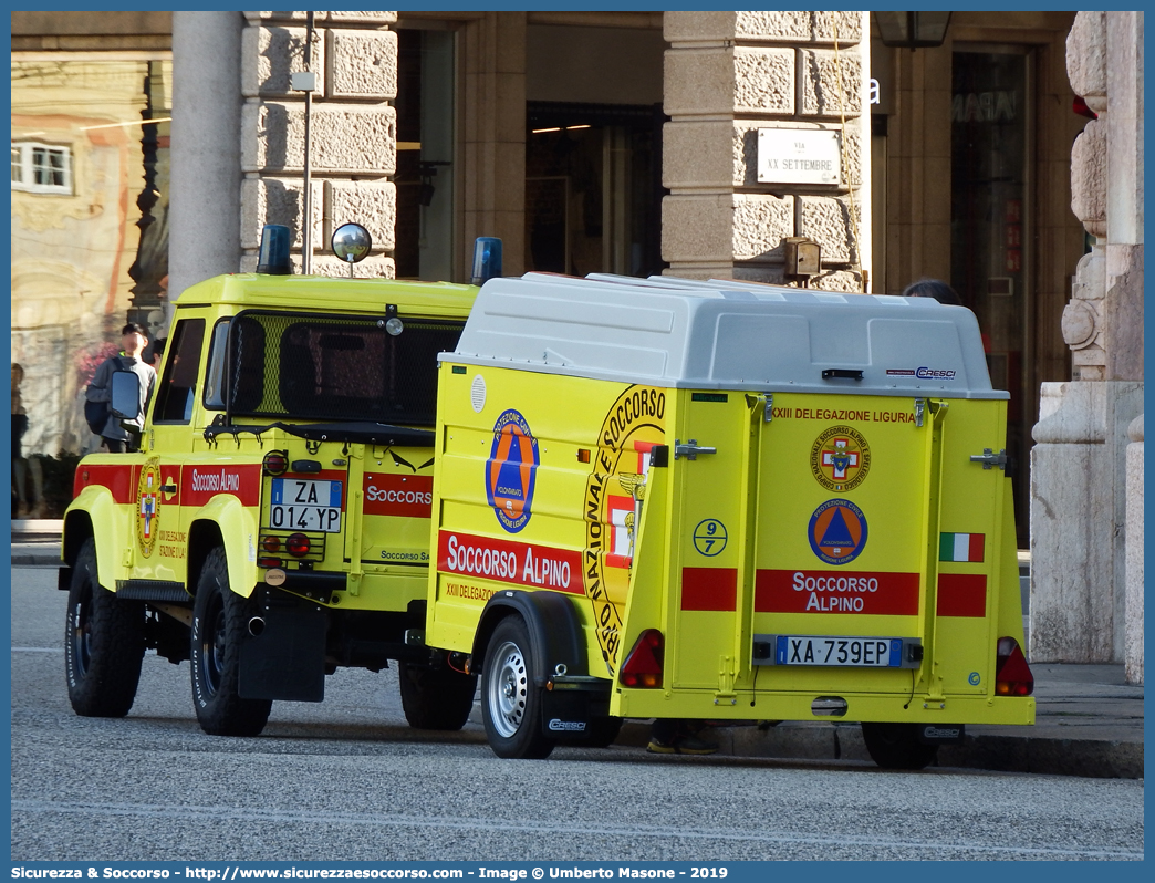 9-7
Corpo Nazionale
Soccorso Alpino e Speleologico
Delegazione Alpina
XXIII Liguria di Ponente
Stazione di La Spezia
Carrello
Parole chiave: CNSAS;C.N.S.A.S.;Corpo;Nazionale;Soccorso;Alpino;Speleologico;Liguria;SASL;S.A.S.L.;La Spezia;Carrello