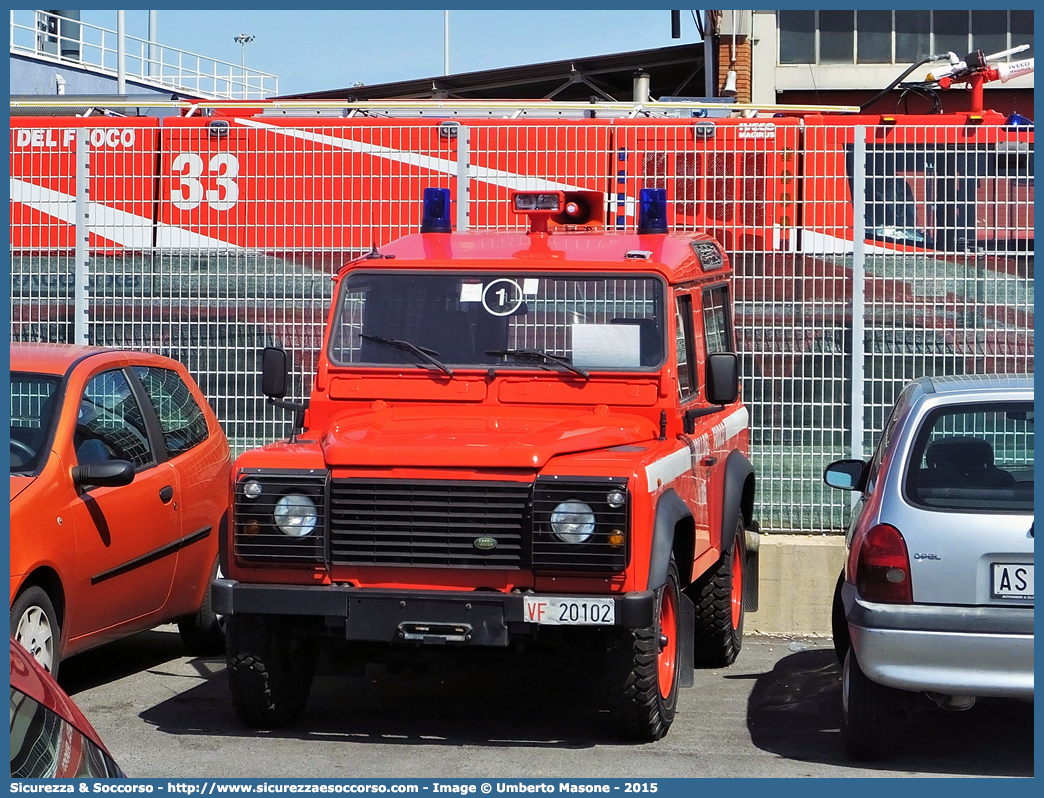 VF 20102
Corpo Nazionale Vigili del Fuoco
Nucleo Aeroportuale
Land Rover Defender 90
Parole chiave: Corpo;Nazionale;Vigili del Fuoco;Vigili;Fuoco;Land Rover;Defender;90;Aeroportuale