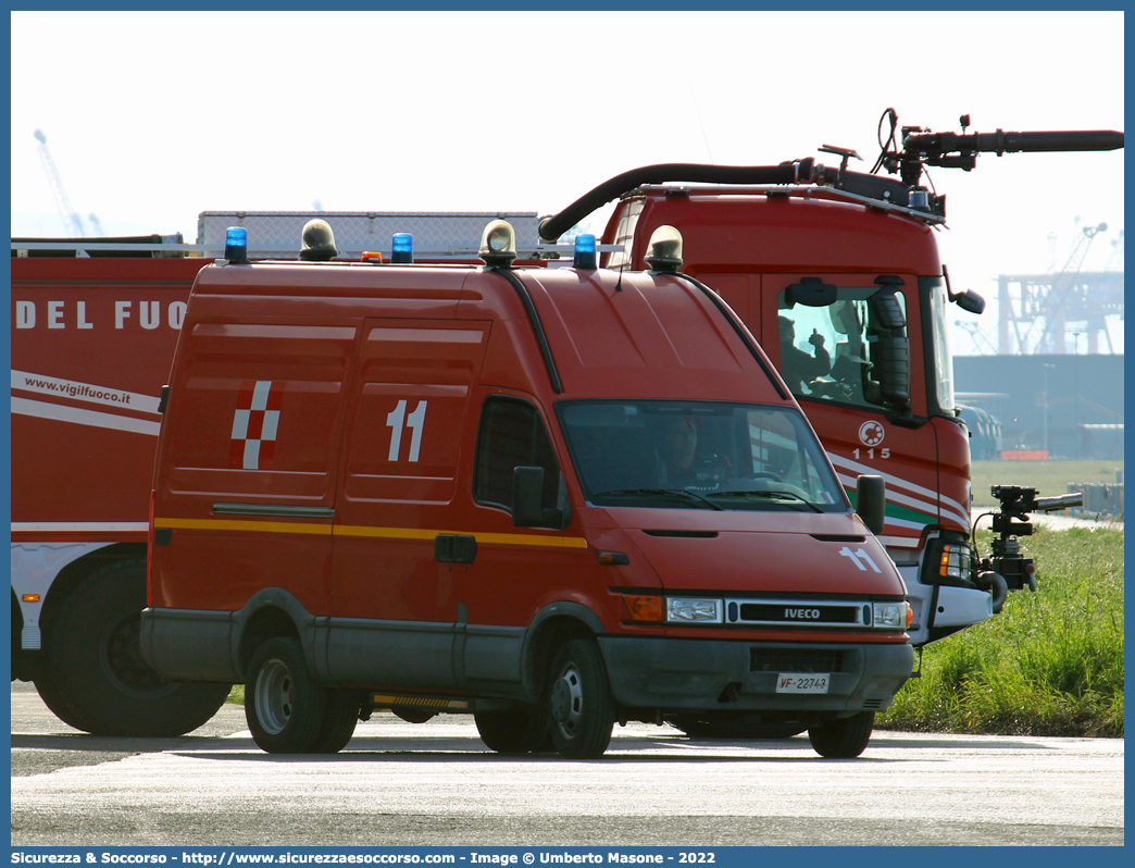 VF 22743
Corpo Nazionale Vigili del Fuoco
Nucleo Aeroportuale
Iveco Daily 29L10 III serie
(variante)
Parole chiave: Corpo;Nazionale;Vigili del Fuoco;Vigili;Fuoco;Iveco;Daily;Aeroportuale