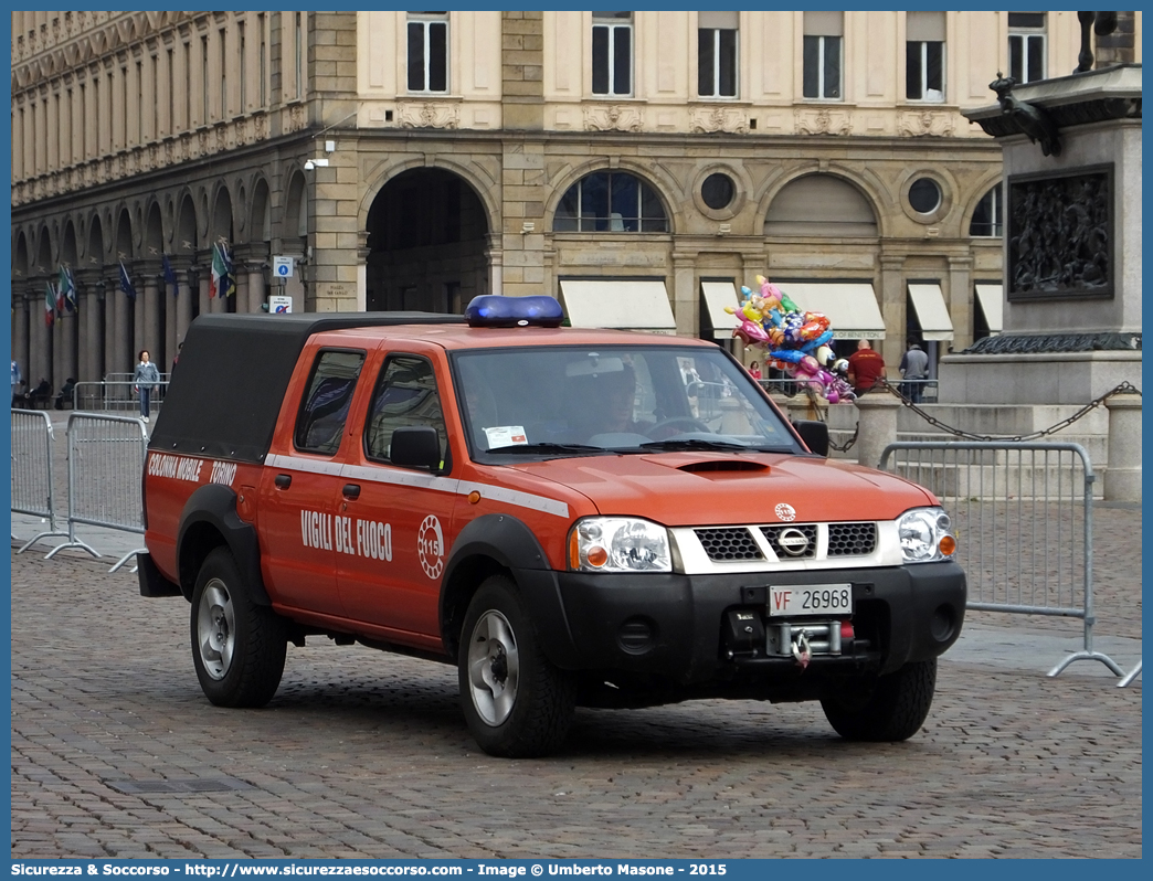 VF 26968
Corpo Nazionale Vigili del Fuoco
Nissan Navara I serie restyling
Parole chiave: VVF;V.V.F.;Corpo;Nazionale;Vigili;del;Fuoco;Fuoristrada;Pick Up;Pickup;Nissan;Navara