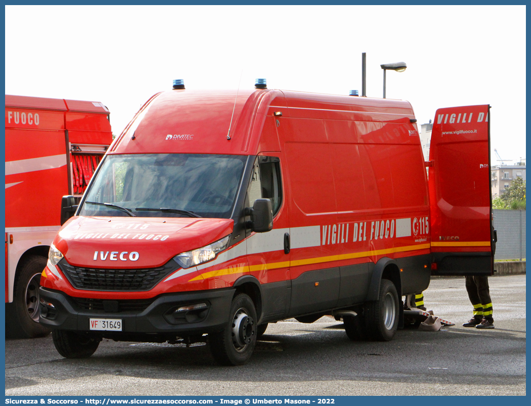 VF 31649
Corpo Nazionale Vigili del Fuoco
Iveco Daily 70-170 VI serie restyling
Allestitore DiviTec S.r.l.
Parole chiave: Corpo;Nazionale;Vigili del Fuoco;Vigili;Fuoco;Iveco;Daily;70-170;70 - 170;Divitec