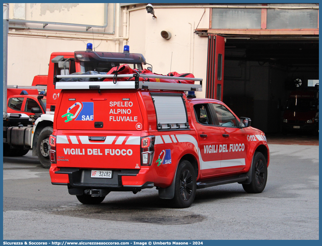 VF 32482
Corpo Nazionale Vigili del Fuoco
Nucleo Speleo Alpino Fluviale
Isuzu D-Max III serie
Parole chiave: Corpo;Nazionale;Vigili del Fuoco;Vigili;Fuoco;Isuzu;D-Max;SAF;S.A.F.;Speleo;Alpino;Fluviale