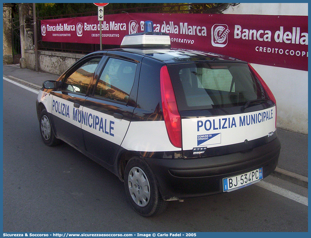 -
Polizia Municipale
Comune di Orsago
Fiat Punto II serie
Parole chiave: PL;P.L.;PM;P.M.;Polizia;Locale;Municipale;Orsago;Fiat;Punto