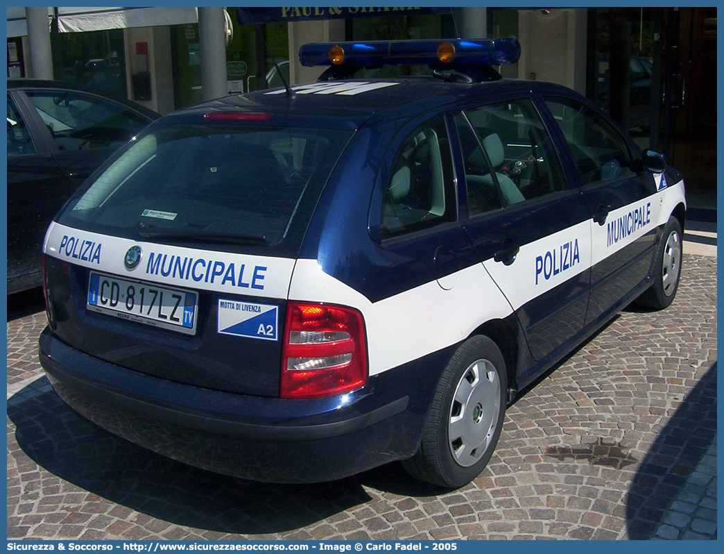 -
Polizia Municipale
Comune di Motta di Livenza
Skoda Fabia Wagon I serie
Parole chiave: PL;P.L.;PM;P.M.;Polizia;Locale;Municipale;Motta;di;Livenza;Skoda;Fabia;Wagon