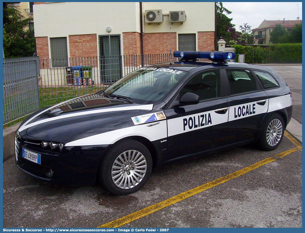 -
Polizia Locale
Comune di Roncade
Alfa Romeo 159 StationWagon
Parole chiave: PL;P.L.;PM;P.M.;Polizia;Locale;Municipale;Roncade;Alfa Romeo;159;StationWagon