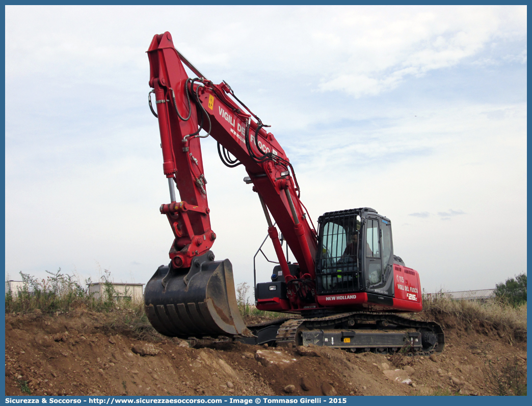 -
Corpo Nazionale Vigili del Fuoco
New Holland Kobelco E215C
Parole chiave: VVF;V.V.F.;Corpo;Nazionale;Vigili;del;Fuoco;New;Holland;Kobelco;E215C