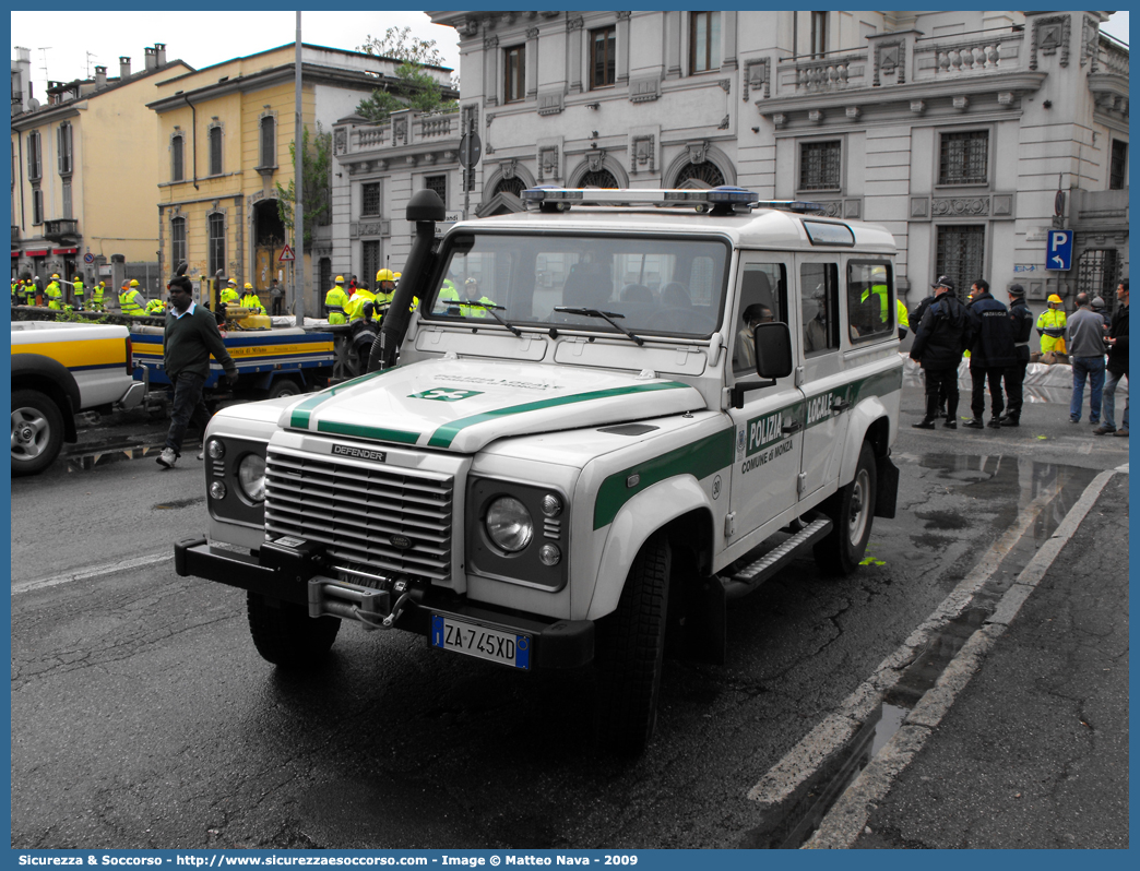 -
Polizia Locale
Comune di Monza
Land Rover Defender 110
Parole chiave: PL;P.L.;PM;P.M.;Polizia;Locale;Municipale;Monza;Land;Rover;Defender;110