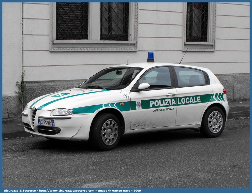 -
Polizia Locale
Comune di Monza
Alfa Romeo 147 I serie
Parole chiave: PL;P.L.;PM;P.M.;Polizia;Locale;Municipale;Monza;Alfa;Romeo;147