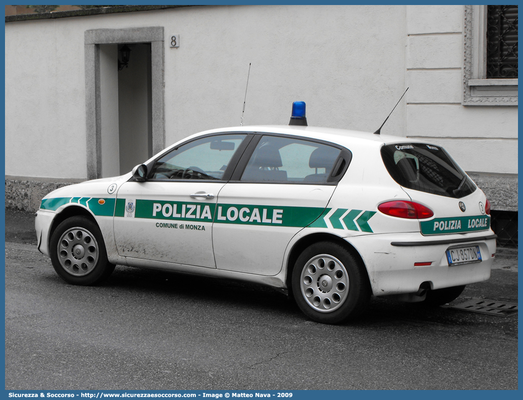 -
Polizia Locale
Comune di Monza
Alfa Romeo 147 I serie
Parole chiave: PL;P.L.;PM;P.M.;Polizia;Locale;Municipale;Monza;Alfa;Romeo;147