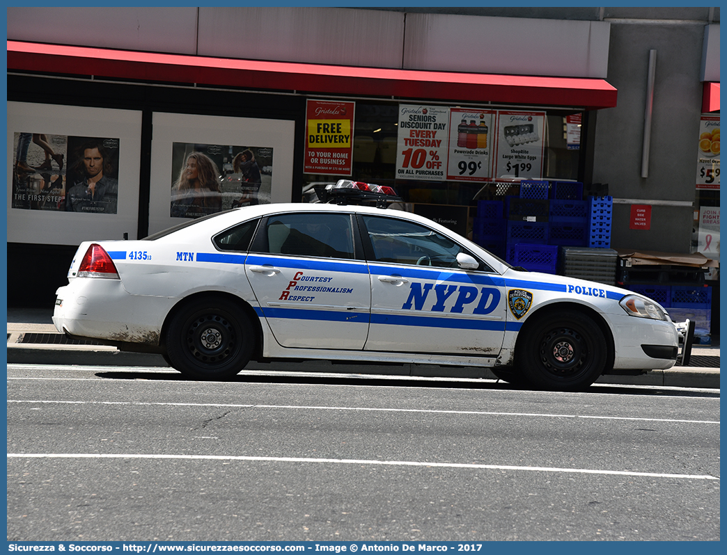 4135
United States of America
New York Police Department
Midtown North Precinct
Chevrolet Impala IX generation
Parole chiave: USA;U.S.A.;United;States;of;America;NYPD;N.Y.P.D.;New;York;Police;Department;MTN;M.T.N.;Midtown;North;Precinct;Chevrolet;Impala