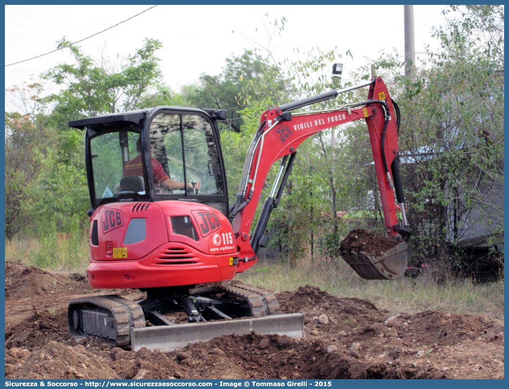 -
Corpo Nazionale Vigili del Fuoco
JCB 8035 ZTS
Parole chiave: VVF;V.V.F.;Corpo;Nazionale;Vigili;del;Fuoco;JCB;8035;ZTS