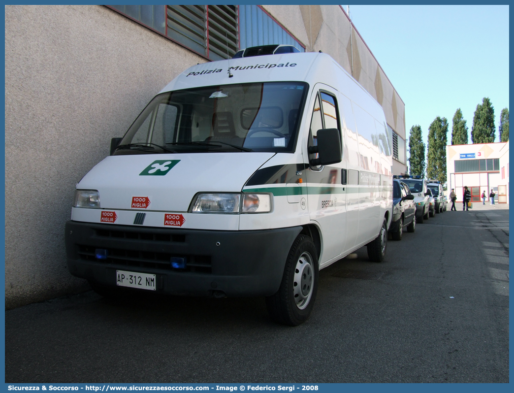 -
Polizia Municipale
Comune di Brescia
Fiat Ducato II serie
Parole chiave: PL;P.L.;PM;P.M.;Polizia;Locale;Municipale;Brescia;Fiat;Ducato