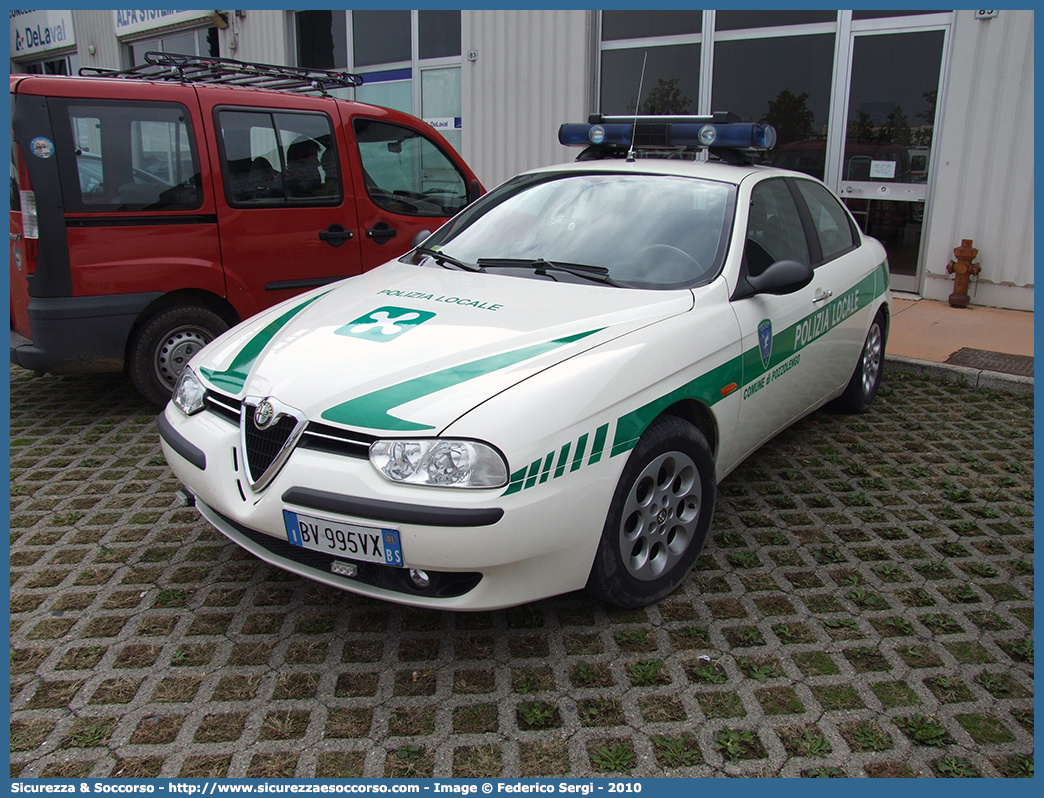 -
Polizia Locale
Comune di Pozzolengo
Alfa Romeo 156 I serie
