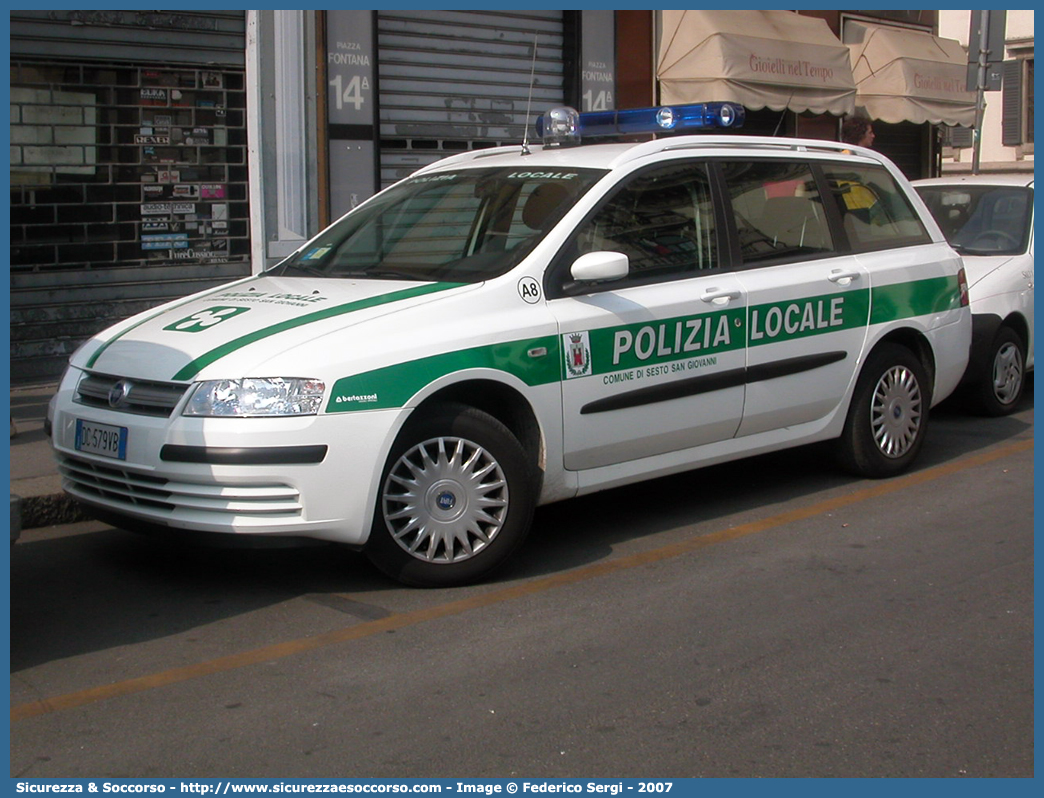 -
Polizia Locale
Comune di Sesto San Giovanni
Fiat Stilo Multiwagon II serie
Allestitore Bertazzoni S.r.l.
Parole chiave: PL;P.L.;PM;P.M.;Polizia;Locale;Municipale;Sesto;San;Giovanni;Fiat;Stilo;Multiwagon;Bertazzoni