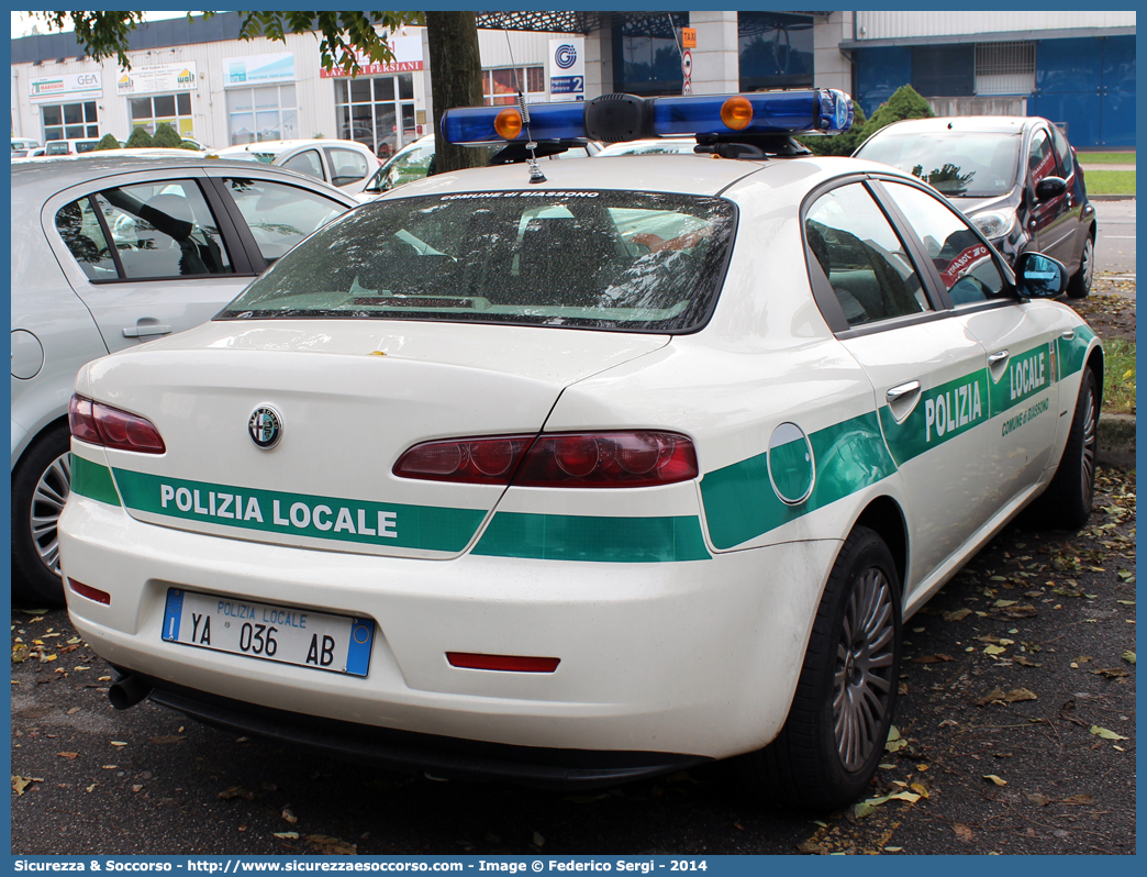 Polizia Locale YA036AB
Polizia Locale
Comune di Biassono
Alfa Romeo 159
Parole chiave: PL;P.L.;PM;P.M.;Polizia;Locale;Municipale;Biassono;Alfa;Romeo;159