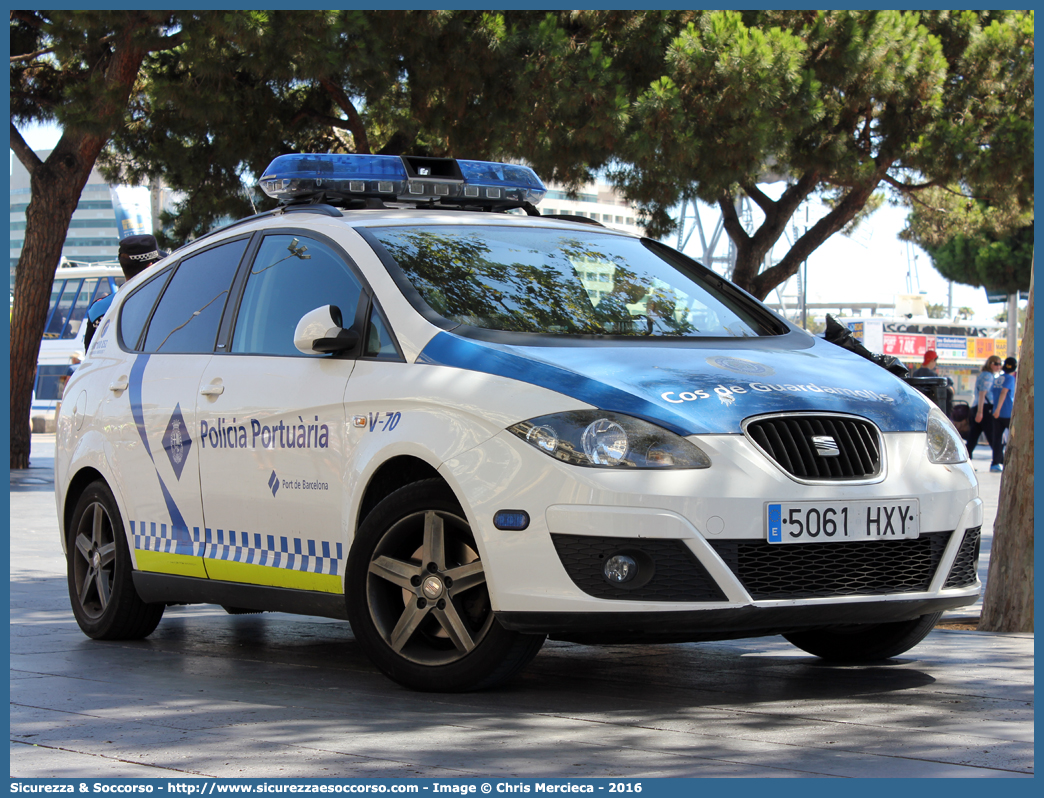 V-70
Reino de España
Policia Portuària Port de Barcelona
Cos de Guardamolls
Seat Altea
Parole chiave: Regno di Spagna;Spagna;Espana;España;Reino de España;Policia;Portuària;Port de Barcelona;Cos;de Guardamolls;Seat;Altea