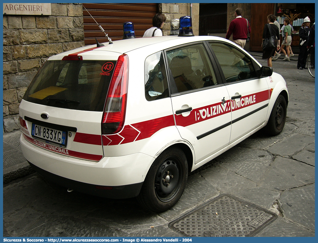 -
Polizia Municipale
Comune di Firenze
Ford Fiesta V serie
Parole chiave: PL;P.L.;PM;P.M.;Polizia;Locale;Municipale;Firenze;Ford;Fiesta